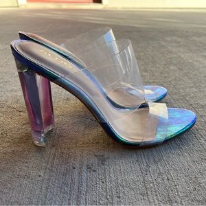 Aldo ‘mermaid’ chunky heels. Size 8.5 Worn a few times.